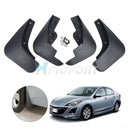 4x fit for MAZDA 3 SEDAN MUD FLAP FLAPS SPLASH GUARDS FENDER MUDGUARD 2006-2010
