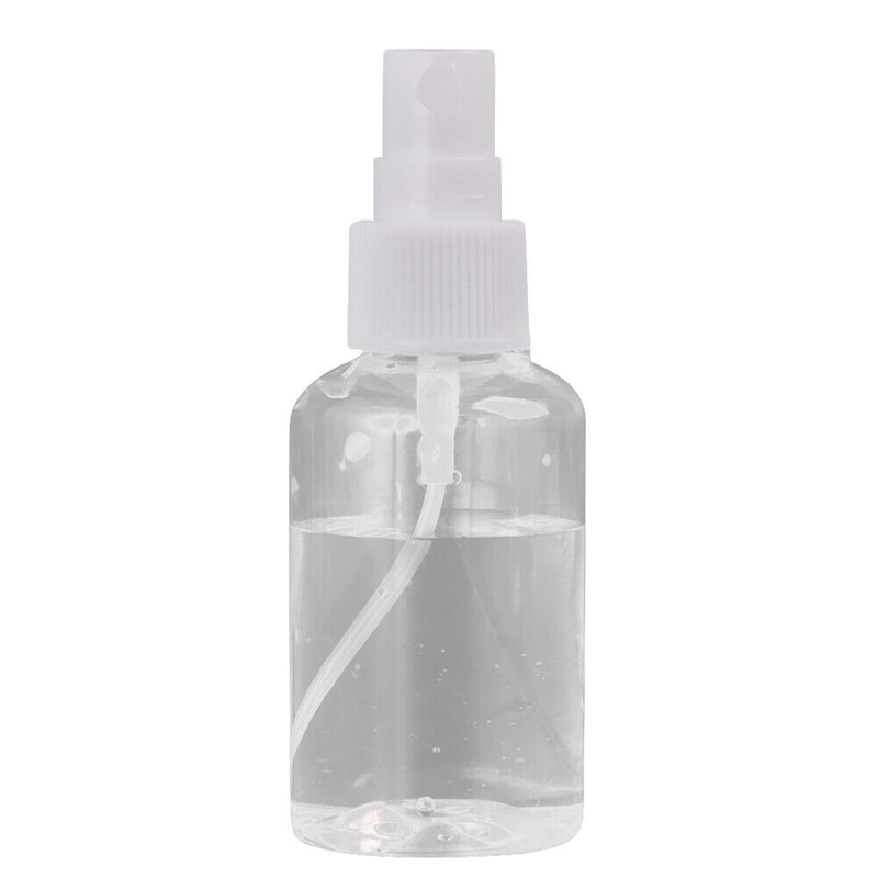 6pcs Transparent Empty Spray Bottles Plastic Refillable Perfume Containers