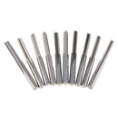 10Pcs Tungsten Carbide Straight Shank Dual Flute Router Bit Cutter 4 x 17mm