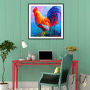 5D DIY Full Drill Diamond Painting Rooster Cross Stitch Mosaic Craft Kit
