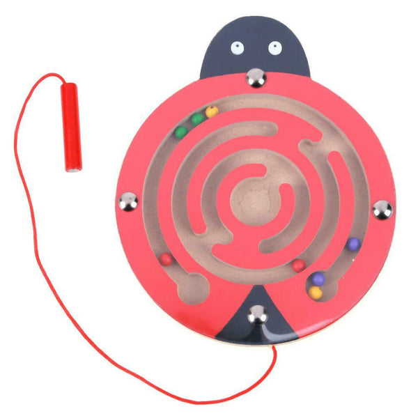 Kid Wooden Puzzle Children Magnetic Maze Toys Intellectual Jigsaw Board A#S