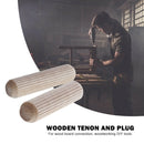 100pcs Wooden Needle Bolt Dowel Pins Round Raft Cork Twill Wood Nails (A) A