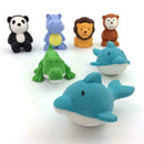 5Pcs Animal Rubber Creative Cartoon For School Favors Kids Office Party Chi J1P8
