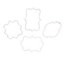 4pcs Kitchen Baking Mold Stainless Steel Round Circle Cookie Cake Mould