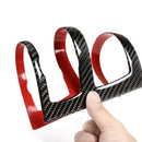 Carbon Fiber Central Control CD Control Panel Cover Trim for BMW X1 2011-20