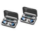 4pcs Wireless F9 Bluetooth Earphone  5.0 LED Display Waterproof Earbud Stereo
