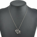 Charm-Novelty Crystal Pony Chain Necklace Pendant Accessories Gifts Hot 1pcs