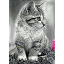 Animal 5D Diamond Painting DIY Full Round Drill Rhinestone (Cat LD423)
