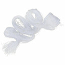 Curtain cord beaded wire fringe door window curtain veiling 200x100cm White