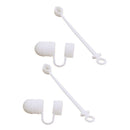 2 Pieces Soft Silicone Pencil Cap Holder - Pen Keeper Cover - Stylus Cable