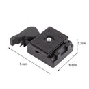 Quick Release Clamp Plate Adapter For Manfrotto 200PL-14 RC2 323 Tripod Q7B1