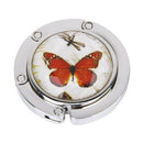 Ladies' Butterfly Pattern Folding Handbag Purse Hanger Hook for Table