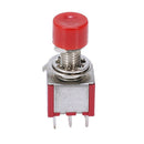 4 Pcs AC 250V 2A 120V 5A DPDT 2NO 2NC Momentary Push Button Switch D4O6