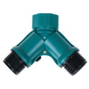 3/4" 2 Way Garden Tap Hose Adapter Connector Adaptor Hose Pipe Splitter Y Typ JR