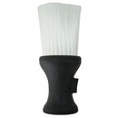 White Black Plastic Hair Salon Neck Duster Refillable Powder Brush U1A1