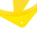 5 Pieces 9" PE Sport Training Traffic Cone for Soccer Football Basketball Yellow
