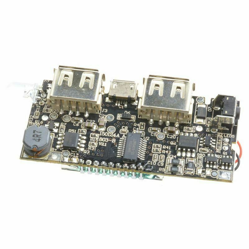 Dual USB 5V 1A 2.1A Mobile Power Bank 18650 Battery Charger PCB Power Modul L7V1
