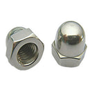 50pcs Stainless Steel Hex Acorn Nut Cap Decorative Cover Dome Nuts 6*8*10mm