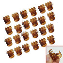 24pcs Plastic Mini Hair Styling Clips Claw Clamps Hairpin Decor For Women Girls