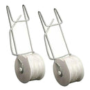 10x Tomato Trellis Rollerhook Hooks Clips Clamps Twine Roller with 49ft Rope