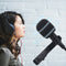 USB Type C Mini Lavalier Microphone Omnidirectional Lapel Clip Mic with Bag A