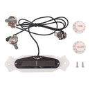 1x Cigar Box Guitar Parts  Soundhole Pickup Prewired Wiring Harness