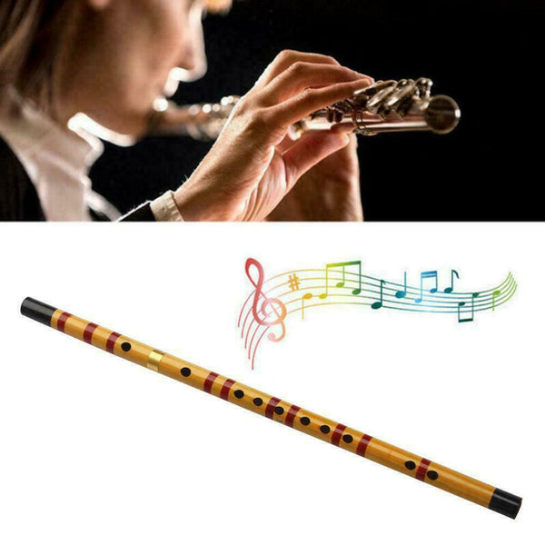 Beginners To Professional Bamboo Flute Bansuri Fipple Transverse Flute & G2I8