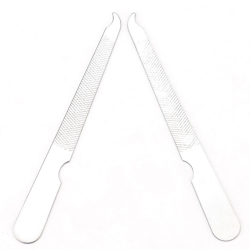 Dual Sided Stainless Steel Metal Nail Art File Manicure Pedicure Tool New Dzjo
