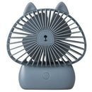 Portable Rechargeable Mini Usb Fan Led Fan Small Desks Household Fans Handy