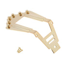 Golden 6 String Guitar Tailpiece Bridge for Hollowbody Archtop Guitar Parts