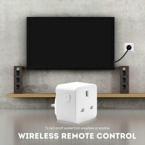 WiFi Smart Socket UK Plug Remote Timing Outlet Power Adapter APP Control #JT1