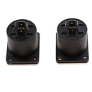 2 Pcs. 4-pin Stereo Speaker Built-in Socket Built-in Terminal