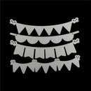 Creative Flags Wreath Crown Shape Metal Cut Dies Photo Album Art Card Craft  FT