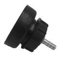 Plastic IBC TANK ADAPTER 3.2" Fine Thread Input x 1/2" Output Tank Connector