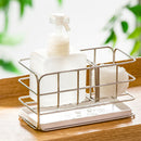 Smooth Kitchen Bathroom Drain Rack Toothpaste Home Stainless Steel Space Saving