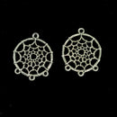 50pieces Native Theme Dream Catcher Style Charms Antiqued Pendant For Necklace,