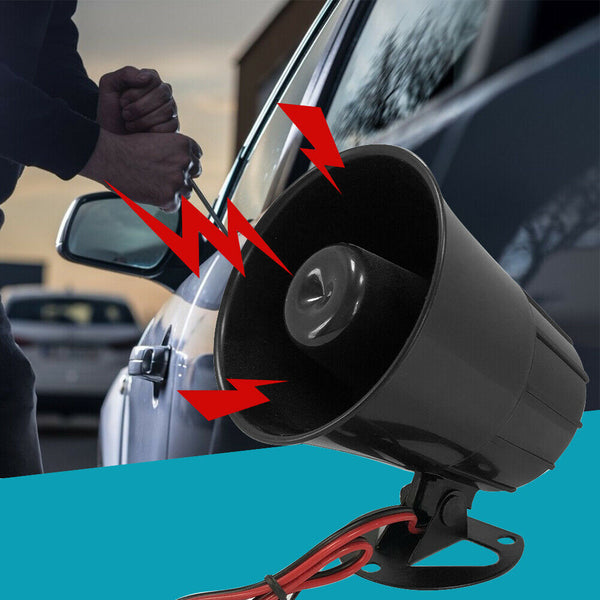 125dB Loud Warning Alarm Siren Universal for Truck Boat Tractor Ship 24V