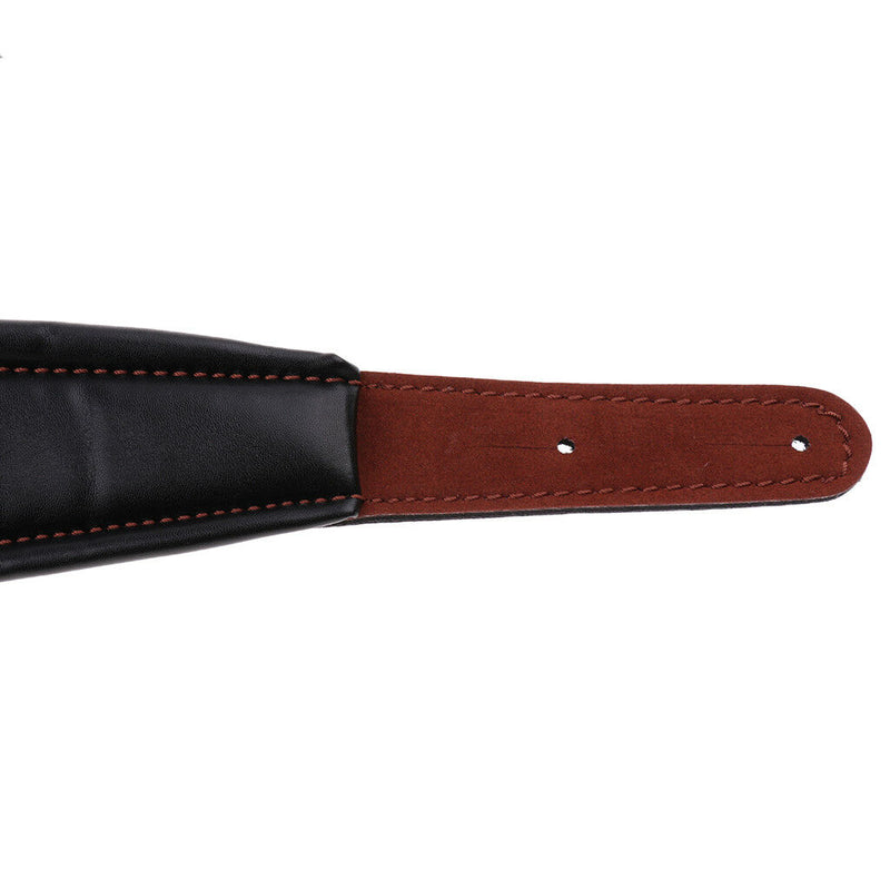 Adjustable Electric Guitar Bass Strap Belt for Electric Guitar Bass Brown