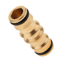 3x Solid Brass Quick Connect Hose Pipe Joiner Connector
