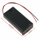 Useful 2x 3V AA Battery Holder Connector Storage Case Box ON/OFF W/ Lead Q0I3