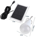 Solar Powered White LED Camping Tent Light Rechargeable Night Lamp Lantern
