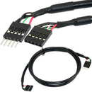 Internal 5 pin USB IDC Motherboard Header Cable M/F (USBINT5PINMF)