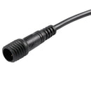 Male Female Plug 2 Pin LED Waterproof Connector Cable Black