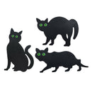 3pcs Cat Shape Control Spike Weatherproof Garden Scarer Figures Statues Gifts