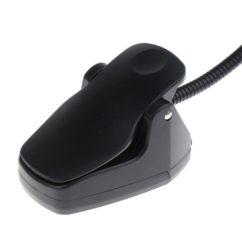 Flexible 9 LED Music Stand Lamp Clip-on Bedroom Desk Book Reading Light Black