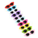 10pcs/Set Plastic Pet Sunglasses Hairpin Headdress Dog Hair Clip Pets Head