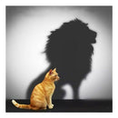 2 Set of DIY 5D Diamond Painting Cat Tiger Lion Rhinestone Cross Stitch Kit