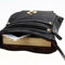 Fashion Women Shoulder Bag Satchel Crossbody Bags PU Sling Handbag (Black)