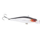 9g/8cm fishing lures baits floating metal crankbait popper hard lures hooks 5