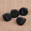 20x LED Light 12V Car Auto Boat LED Round Toggle Switch Cat  Eye Light AU T T2C2